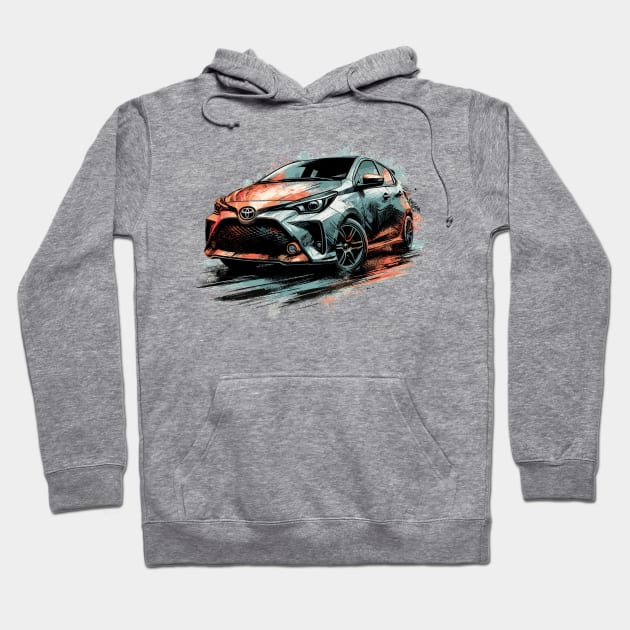 Toyota Yaris Hoodie by Vehicles-Art